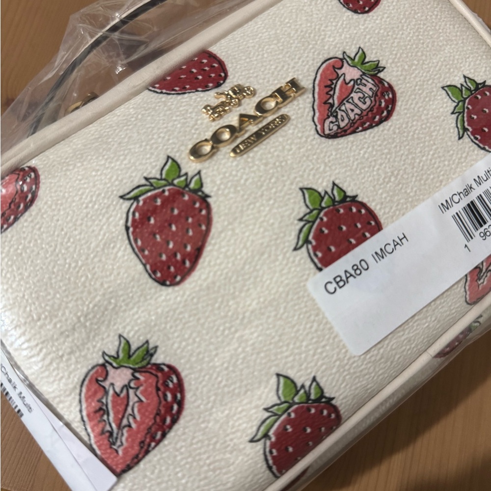 🍓Coach Mini Jamie Camera Bag With Strawberry Print - Picture 7 of 8